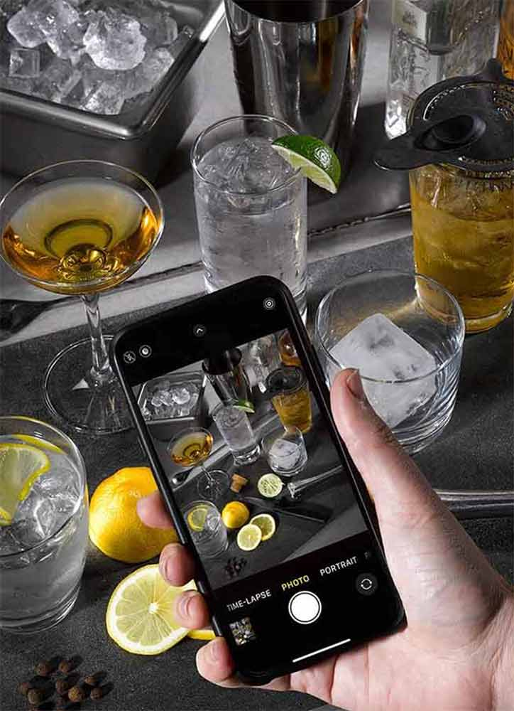 Beverage e-commerce photography